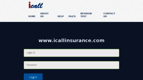 What Icallinsurance.com website looked like in 2016 (8 years ago)