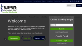 What Iccreditunion.com website looked like in 2016 (8 years ago)