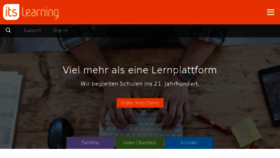 What Itslearning.de website looked like in 2016 (8 years ago)