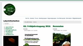 What Igl-home.de website looked like in 2016 (8 years ago)