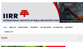 What Iirr.org website looked like in 2016 (8 years ago)