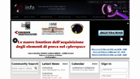 What Iisfa.net website looked like in 2016 (8 years ago)