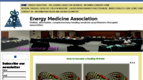 What Informationenergymedicine-association.com website looked like in 2016 (8 years ago)