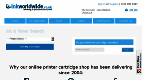What Inkworldwide.co.uk website looked like in 2016 (8 years ago)