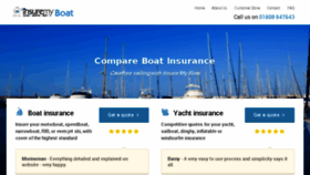 What Insuremyboat.co.uk website looked like in 2016 (7 years ago)
