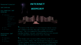 What Internetarmory.com website looked like in 2016 (8 years ago)