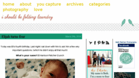 What Ishouldbefoldinglaundry.com website looked like in 2016 (8 years ago)