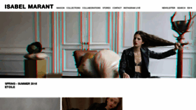 What Isabelmarant.tm.fr website looked like in 2016 (8 years ago)