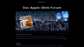 What Iweb-forum.de website looked like in 2016 (7 years ago)