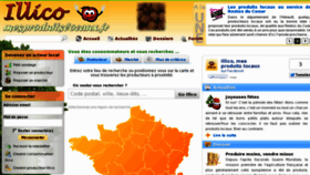 What Illicomesproduitslocaux.fr website looked like in 2016 (8 years ago)