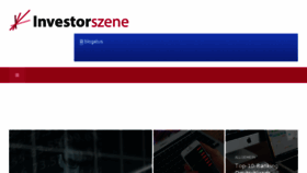What Investorszene.de website looked like in 2016 (8 years ago)