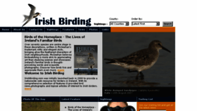What Irishbirding.com website looked like in 2016 (8 years ago)