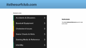 What Itsthesurfclub.com website looked like in 2016 (8 years ago)