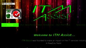 What Itmassist.co.za website looked like in 2016 (7 years ago)