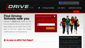 What Idrive.co.za website looked like in 2016 (8 years ago)