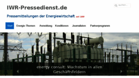 What Iwrpressedienst.de website looked like in 2016 (10 years ago)