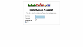 What Imamhussainresearch.com website looked like in 2016 (8 years ago)