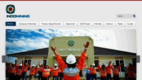What Indomining.co.id website looked like in 2016 (8 years ago)