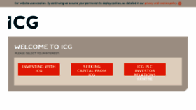 What Icgplc.com website looked like in 2016 (7 years ago)