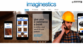 What Imaginestics.com website looked like in 2016 (7 years ago)