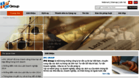 What Ipic.vn website looked like in 2016 (9 years ago)