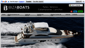 What Ibiza-boats.es website looked like in 2016 (7 years ago)