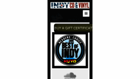What Indycdandvinyl.com website looked like in 2016 (8 years ago)