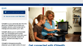 What Iqhealth.com website looked like in 2016 (9 years ago)