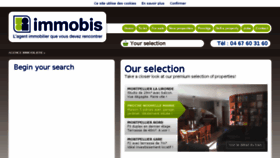 What Immobis.com website looked like in 2016 (8 years ago)