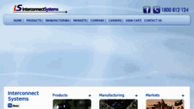 What Interconnectsystems.com website looked like in 2016 (7 years ago)