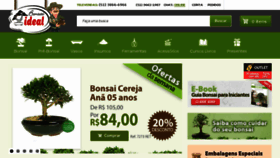 What Idealbonsai.com.br website looked like in 2016 (7 years ago)