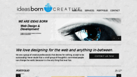 What Ideasborncreative.com website looked like in 2016 (8 years ago)