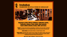 What Indaba.com website looked like in 2016 (8 years ago)