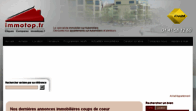 What Immotop.fr website looked like in 2016 (8 years ago)