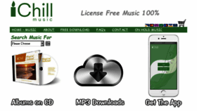 What Ichillmusic.com website looked like in 2016 (8 years ago)
