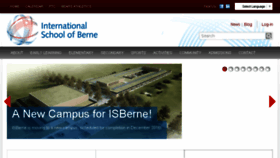 What Isberne.ch website looked like in 2016 (7 years ago)