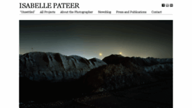 What Isabellepateer.com website looked like in 2016 (8 years ago)