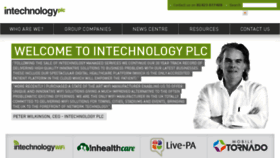 What Intechnology.co.uk website looked like in 2016 (7 years ago)