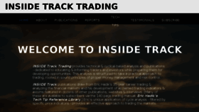 What Insiidetrack.com website looked like in 2016 (7 years ago)
