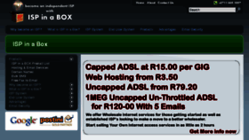 What Ispinabox.co.za website looked like in 2016 (7 years ago)