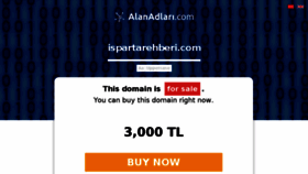 What Ispartarehberi.com website looked like in 2016 (7 years ago)