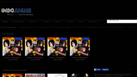 What Indoanime.tv website looked like in 2016 (8 years ago)