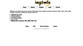 What Imgsmile.com website looked like in 2016 (7 years ago)