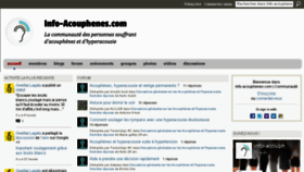What Info-acouphenes.com website looked like in 2016 (7 years ago)