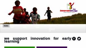 What Innovationedge.org.za website looked like in 2016 (7 years ago)