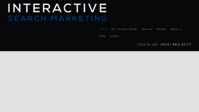 What Interactivesearchmarketing.com website looked like in 2016 (7 years ago)