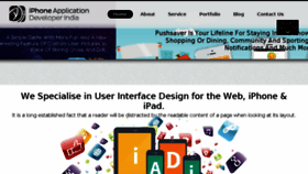 What Iphoneapplicationdeveloperindia.com website looked like in 2016 (8 years ago)