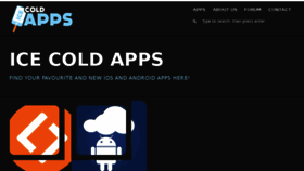 What Icecoldapps.com website looked like in 2016 (7 years ago)