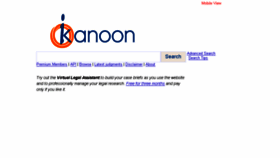 What Indiankanoon.in website looked like in 2016 (7 years ago)