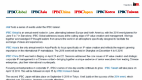 What Ipbusinesscongress.com website looked like in 2016 (8 years ago)